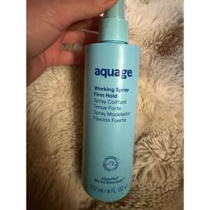 Aquage Working Spray Firm Hold 8oz Marine Botanicals For Women Hair Styling